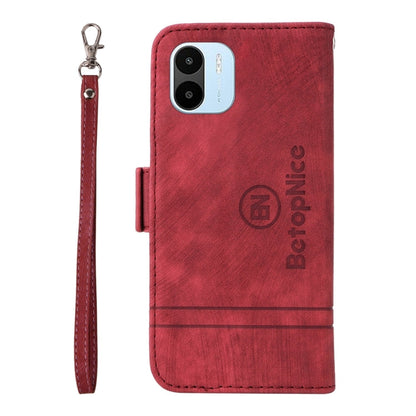 For OPPO A1 5G / A98 / F23 5G BETOPNICE Dual-side Buckle Leather Phone Case(Red)