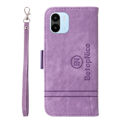 For OPPO A1 5G / A98 / F23 5G BETOPNICE Dual-side Buckle Leather Phone Case(Purple)