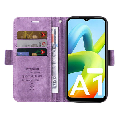 For OPPO A1 5G / A98 / F23 5G BETOPNICE Dual-side Buckle Leather Phone Case(Purple)