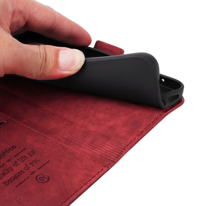 For Realme C55 BETOPNICE Dual-side Buckle Leather Phone Case(Red)