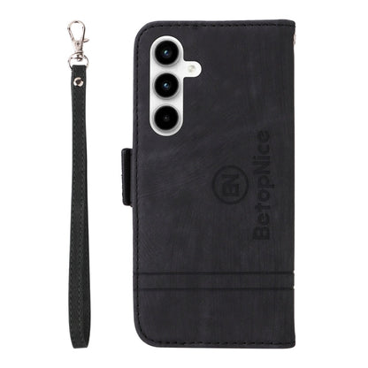 For Samsung Galaxy A35 5G BETOPNICE Dual-side Buckle Leather Phone Case(Black)