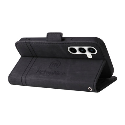 For Samsung Galaxy A35 5G BETOPNICE Dual-side Buckle Leather Phone Case(Black)