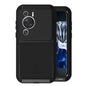 Pour Huawei P60 / P60 Pro / P60 Art Étui de protection LOVE MEI POWERFUL en métal antichoc étanche à vie antipoussière (noir)