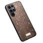 Pour Samsung Galaxy S25 Ultra 5G SULADA Glittery TPU Hybride Fait Main Cuir Coque de Téléphone (Coloré)