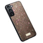 For Samsung Galaxy S25 5G SULADA Glittery TPU Hybrid Handmade Leather Phone Case(Colorful)