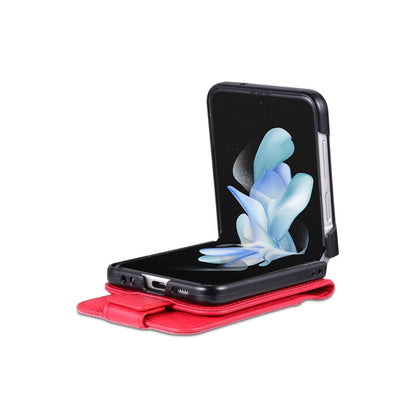 For Samsung Galaxy Z Flip7 FE / Flip6 AZNS Magnetic Calf Texture Flip Leather Phone Case(Red)