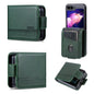 For Samsung Galaxy Z Flip7 FE / Flip6 AZNS Magnetic Calf Texture Flip Leather Phone Case(Dark Green)