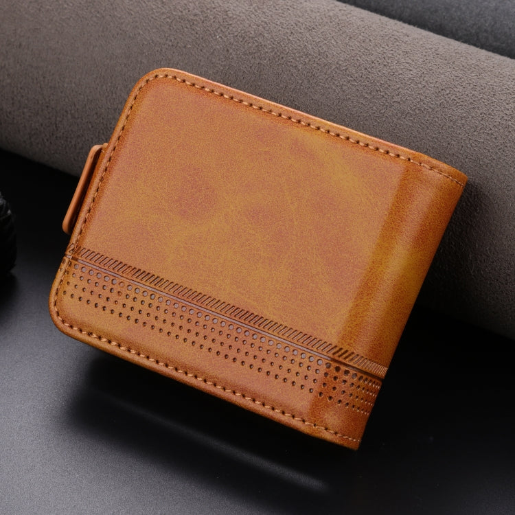 For Samsung Galaxy Z Flip7 FE / Flip6 AZNS Magnetic Calf Texture Flip Leather Phone Case(Light Brown)