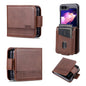 For Samsung Galaxy Z Flip7 FE / Flip6 AZNS Magnetic Calf Texture Flip Leather Phone Case(Dark Brown)