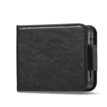 Pour Samsung Galaxy Z Flip6 / Flip7 FE LC.IMEEKE Étui de téléphone en cuir anti-RFID (Noir)
