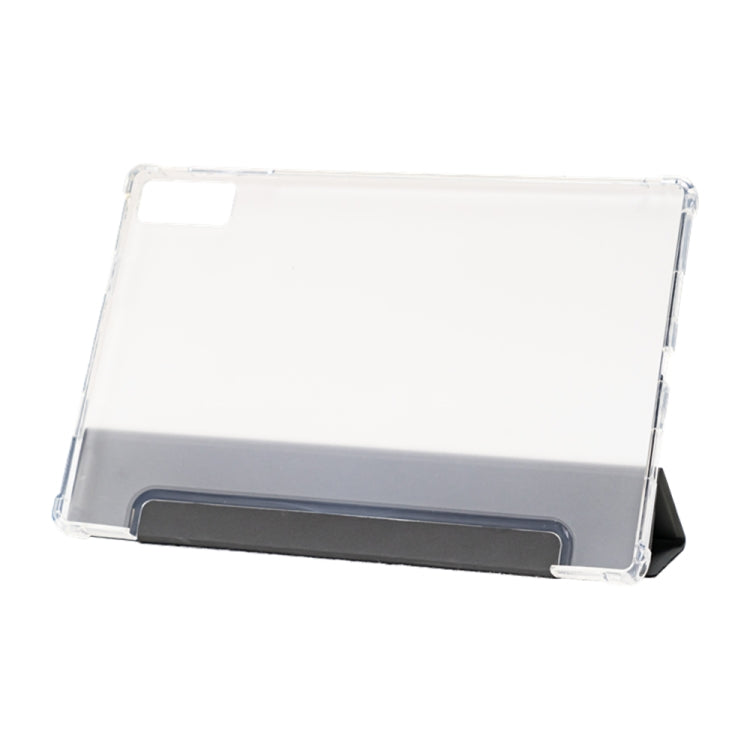 Pour Teclast T45 HD Étui intelligent en cuir avec support à trois volets (gris)