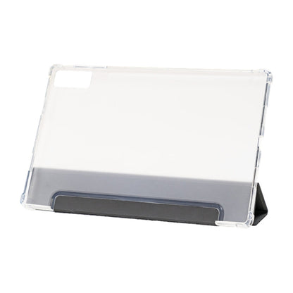 Pour Teclast T45 HD Étui intelligent en cuir avec support à trois volets (gris)