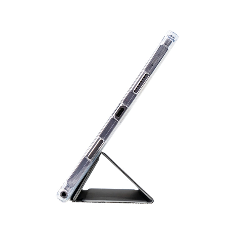 Pour Teclast T45 HD Étui intelligent en cuir avec support à trois volets (gris)