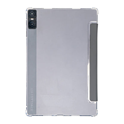 Pour Teclast T45 HD Étui intelligent en cuir avec support à trois volets (gris)