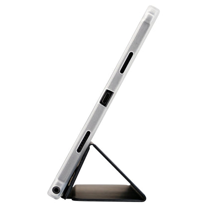 For Teclast T50 HD / T50 Max 3-Fold Holder Folio Leather Tablet Smart Case(Grey)