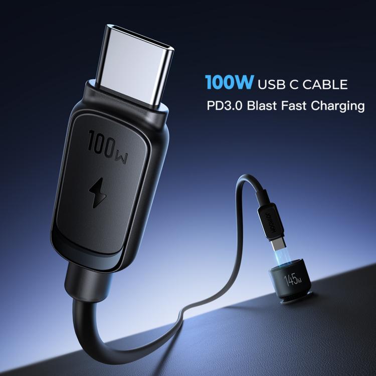 Chargeur de voiture 3 ports JOYROOM JR-CCN07 145W double PD+QC3.0 (gris foncé)
