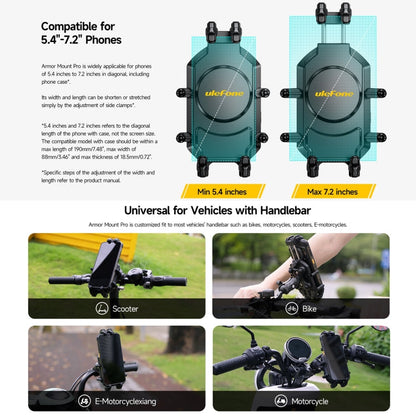 Ulefone Armor Mount Pro AM01 Universal Bicycle Handle Phone Holder(Black)
