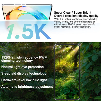 Honor X50 5G, 108MP Camera, 6.78 inch MagicOS 7.1.1 Snapdragon 6 Gen1 Octa Core up to 2.2GHz, Network: 5G, OTG, Not Support Google Play, Memory:8GB+256GB(Silver)