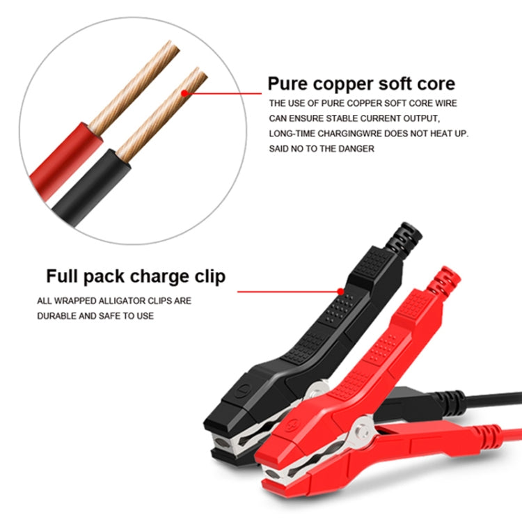 Chargeur de batterie intelligent FOXSUR FBC1206E 6A 12V pour voiture / moto (prise UK)