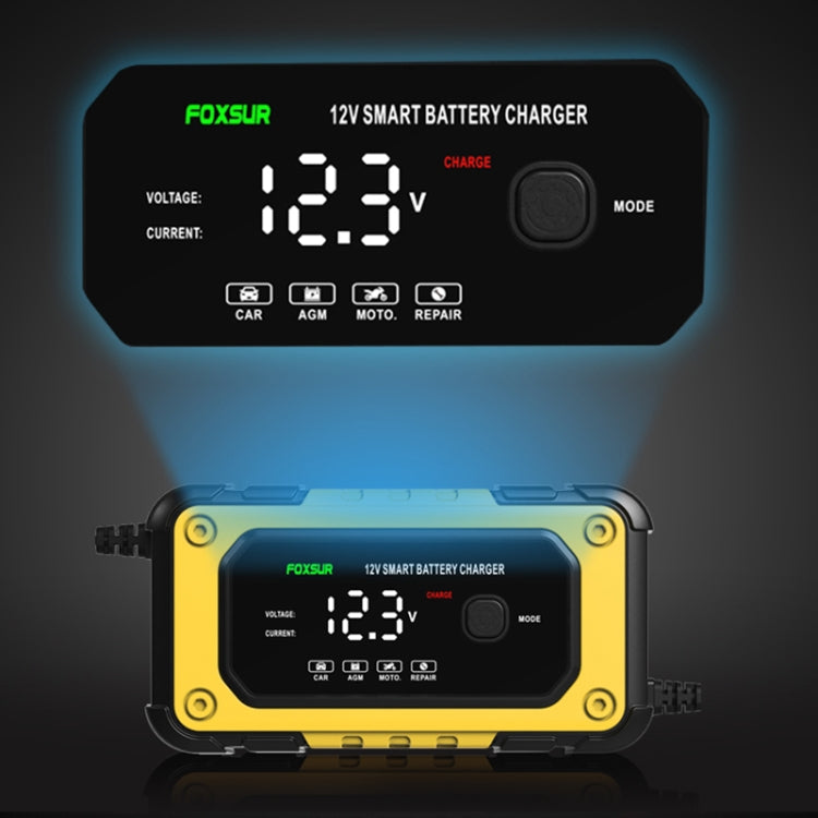 FOXSUR FBC1206E 6A 12V Car / Motorcycle Smart Battery Charger(AU Plug)