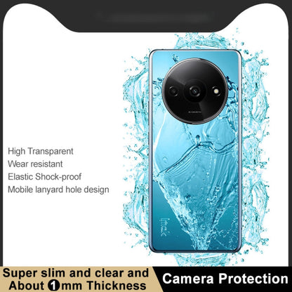 For Xiaomi Redmi A3 4G imak UX-5 Series Transparent Shockproof TPU Protective Case(Transparent)