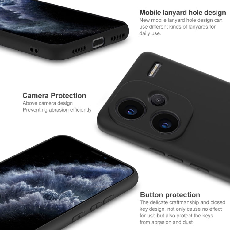 For Xiaomi Redmi Note 13 Pro+ 5G IMAK UC-3 Series Shockproof Frosted TPU Protective Phone Case(Black)