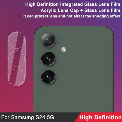 Pour Samsung Galaxy S24 5G imak Film de lentille en verre intégré haute définition