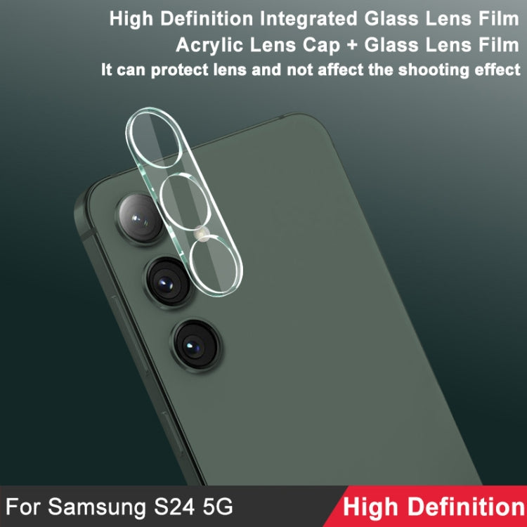 Pour Samsung Galaxy S24 5G imak Film de lentille en verre intégré haute définition