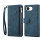For iPhone 17e / 16e ESEBLE Retro Frosted RFID Flip Leather Phone Case(Dark Green)