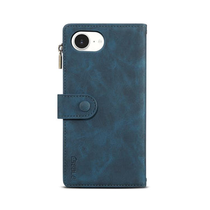 For iPhone 17e / 16e ESEBLE Retro Frosted RFID Flip Leather Phone Case(Dark Green)
