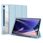 For Samsung Galaxy Tab S10 Lite / S10 FE DUX DUCIS TOBY Series Antiskid Leather Tablet Case with Sleep / Wake-up Function(Blue)