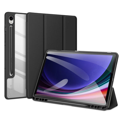 Pour Samsung Galaxy Tab S10 Lite / S10 FE DUX DUCIS TOBY Series Étui en cuir antidérapant avec fonction veille/réveil (Noir)