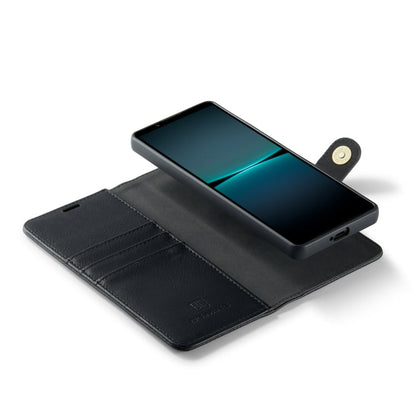 For Sony Xperia 1 VI DG.MING Crazy Horse Texture Detachable Magnetic Leather Phone Case(Black)