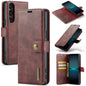 For Sony Xperia 1 VI DG.MING Crazy Horse Texture Detachable Magnetic Leather Phone Case(Red)
