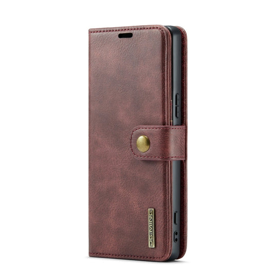 For Sony Xperia 1 VI DG.MING Crazy Horse Texture Detachable Magnetic Leather Phone Case(Red)