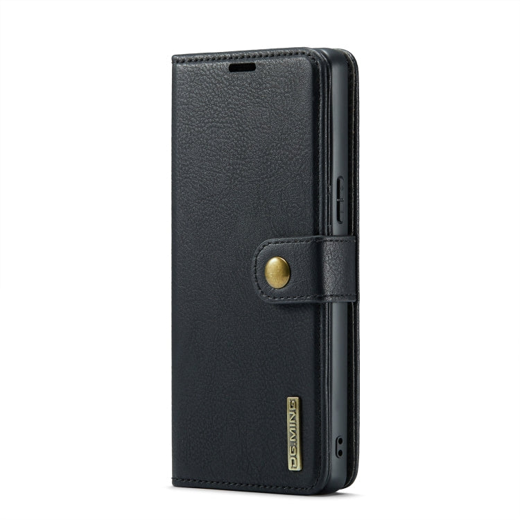 For Sony Xperia 10 VI DG.MING Crazy Horse Texture Detachable Magnetic Leather Phone Case(Black)