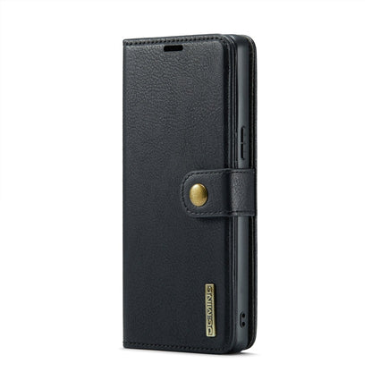 For Sony Xperia 10 VI DG.MING Crazy Horse Texture Detachable Magnetic Leather Phone Case(Black)