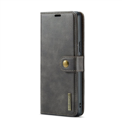 For Sony Xperia 10 VI DG.MING Crazy Horse Texture Detachable Magnetic Leather Phone Case(Grey)