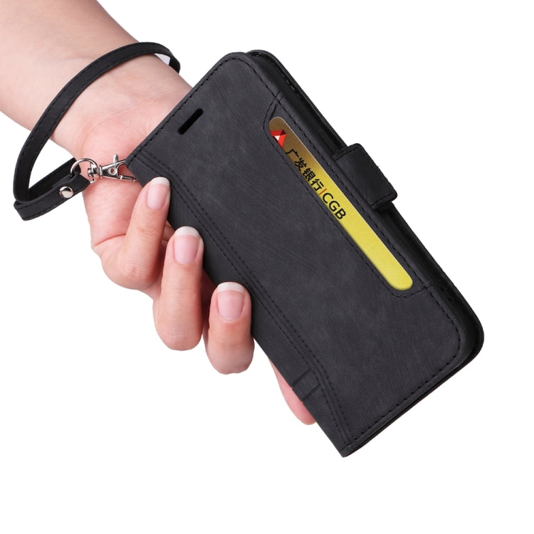 For Xiaomi Poco X6 Pro / Redmi K70E 5G BETOPNICE Dual-side Buckle Leather Phone Case(Black)