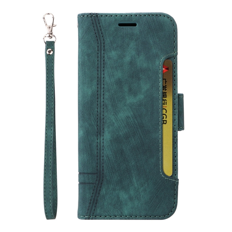 For Xiaomi Poco X6 Pro / Redmi K70E 5G BETOPNICE Dual-side Buckle Leather Phone Case(Green)