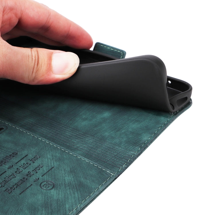 For Xiaomi Redmi Note 13 4G BETOPNICE Dual-side Buckle Leather Phone Case(Green)