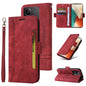For Xiaomi Redmi Note 13 5G Global BETOPNICE Dual-side Buckle Leather Phone Case(Red)