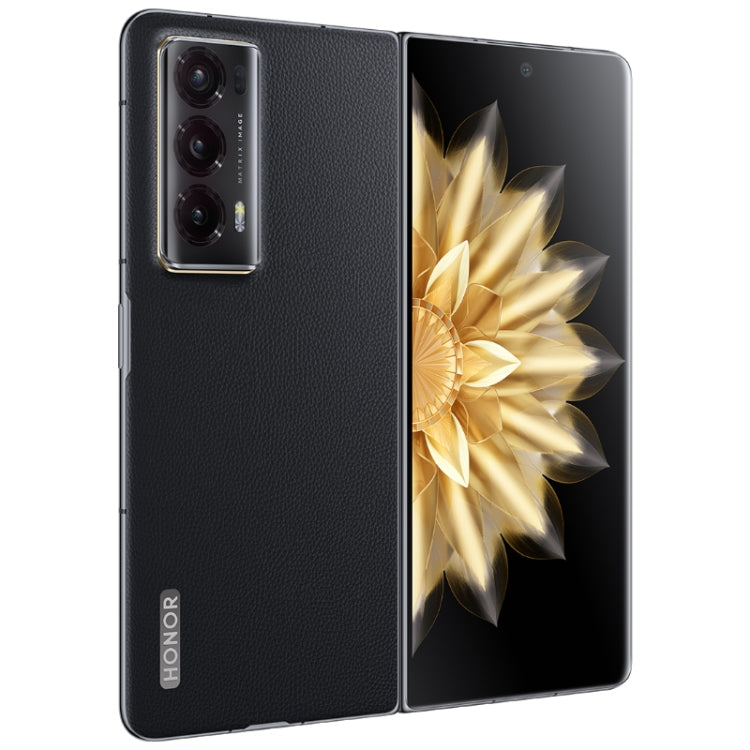 Honor Magic V2 5G, 16GB+512GB, 7.92 inch + 6.43 inch MagicOS 7.2 Snapdragon 8 Gen2  Octa Core up to 3.36GHz, Network: 5G, OTG, Not Support Google Play(Black)