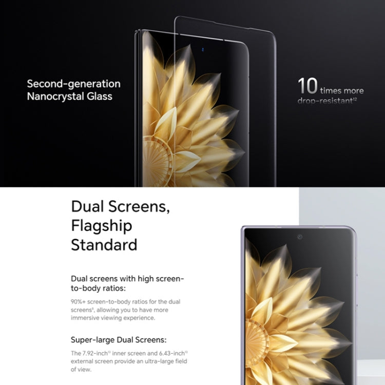 Honor Magic V2 5G, 16GB+256GB, 7.92 inch + 6.43 inch MagicOS 7.2 Snapdragon 8 Gen2  Octa Core up to 3.36GHz, Network: 5G, OTG, Not Support Google Play(Gold)