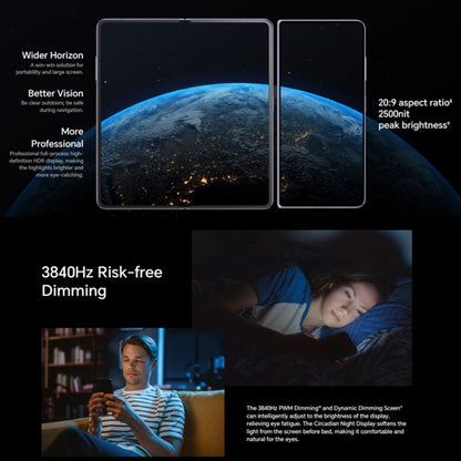 Honor Magic V2 5G, 16GB+256GB, 7.92 inch + 6.43 inch MagicOS 7.2 Snapdragon 8 Gen2  Octa Core up to 3.36GHz, Network: 5G, OTG, Not Support Google Play(Gold)