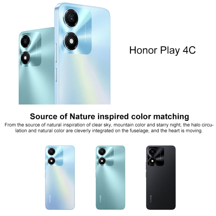 Honor Play 40C 5G, 6GB+128GB, 6,56 pouces MagicOS 7.1 Snapdragon 480 Plus Octa Core jusqu'à 2,2 GHz, Réseau : 5G, Ne prend pas en charge Google Play (Vert Jade)