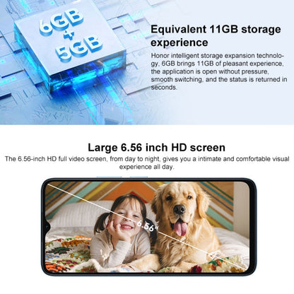 Honor Play 40C 5G, 6GB+128GB, 6,56 pouces MagicOS 7.1 Snapdragon 480 Plus Octa Core jusqu'à 2,2 GHz, Réseau : 5G, Ne prend pas en charge Google Play (Vert Jade)