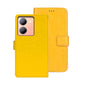 Pour étui de téléphone en cuir de texture Crazy Horse idewei pour vivo Y78 5G (jaune)