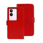 Pour Étui de téléphone en cuir à texture Crazy Horse idewei pour vivo V29 5G mondial (Rouge)