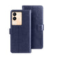 For vivo V29e 5G Taiwan idewei Crazy Horse Texture Leather Phone Case(Blue)
